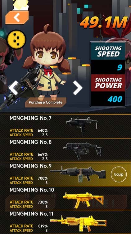 Mua nhiều loại súng mới có chỉ số độc đáo riêng