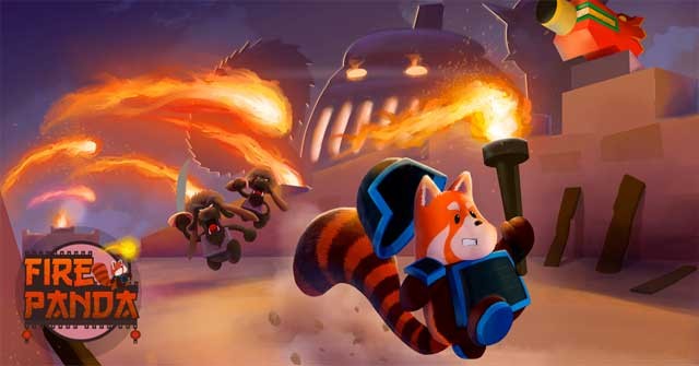 Bước vào hành trình chạy bất tận cùng chiến binh gấu trúc đỏ trong Fire Panda