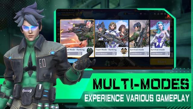 Game Fire Squad có nhiều chế độ chơi, cho bạn tận hưởng trải nghiệm gameplay đa dạng