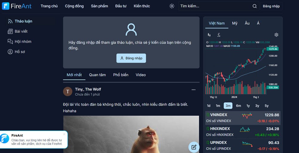 Cộng đồng chia sẻ kiến thức đầu tư