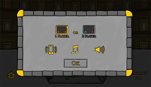 Game Fireboy & Watergirl in The Forest Temple có 2 chế độ - chơi đơn và 2 người chơi