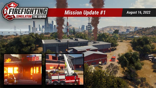 Bản cập nhật số 1 của Firefighting Simulator The Squad mang đến 2 nhiệm vụ mới và một số nhiệm vụ ngẫu nhiên