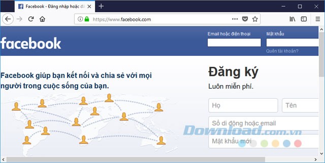 Lướt Facebook