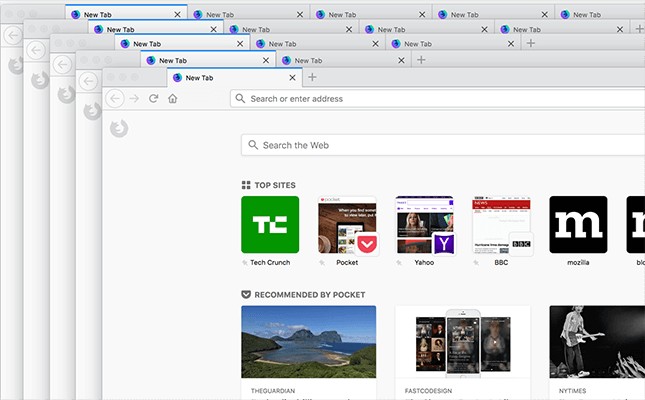 Firefox duyêt web mượt mà