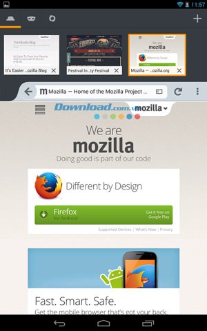 Firefox Beta trên Android