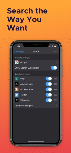 Tùy chỉnh công cụ tìm kiếm trên Firefox