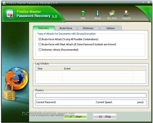 Firefox Master password recovery