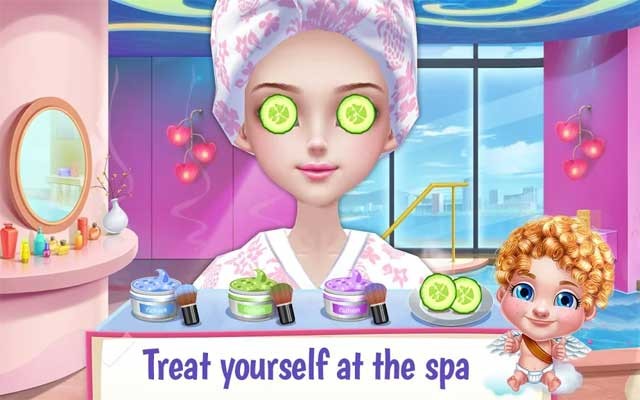 Đưa các cô gái đi spa chăm sóc sắc đẹp trước khi hẹn hò