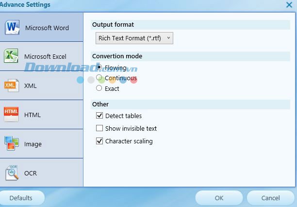 Chuyển PDF sang Word với First PDF