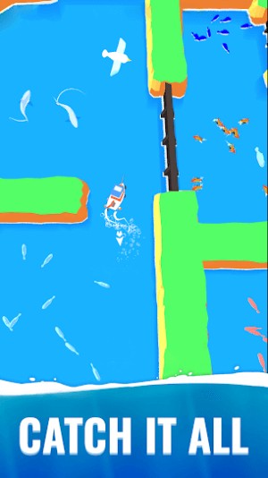 Fish Idle cho bạn lái thuyền đi đánh bắt cá khắp mọi nơi