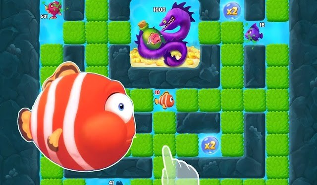 Gameplay trực quan, dễ dàng điều khiển cá chỉ với một chạm