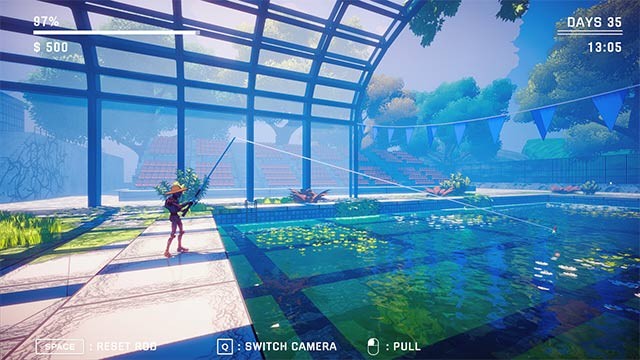 Khám phá hành trình câu cá cực chill của robot thời hậu tận thế trong Fishing Alone