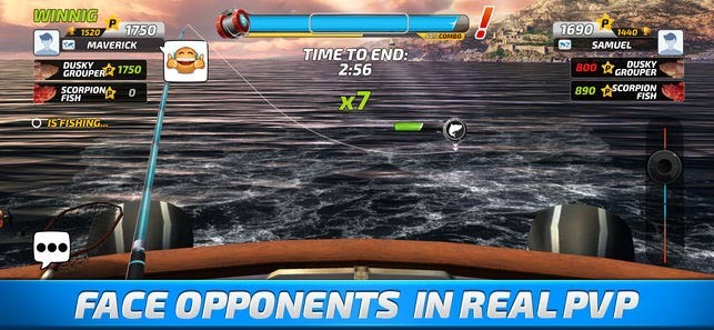 Cạnh tranh với người chơi khác trong thời gian thực