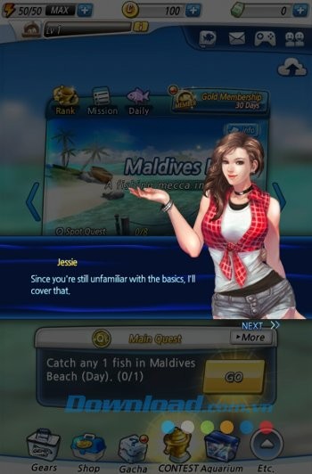 Fishing Fishing: Set The Hook! cung cấp hướng dẫn chơi chi tiết