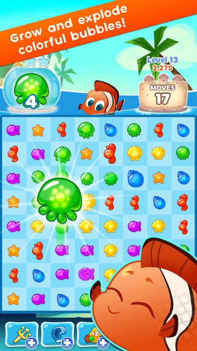 Giao diện chơi game Fish Frenzy Mania trên iPhone