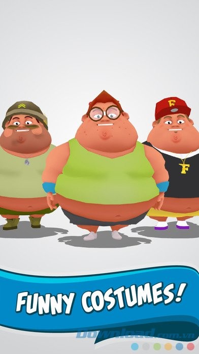 Thay trang phục cho chàng béo