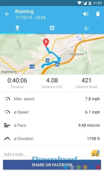 Đo quãng đường chạy và tính tốc độ