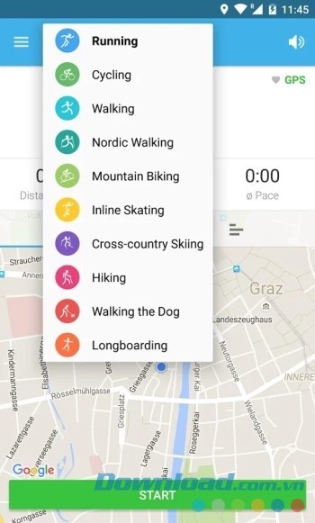 Hỗ trợ nhiều bộ môn thể dục khác nhau