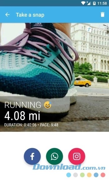 Đếm số bước chân