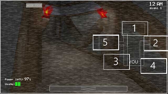 Quan sát camera và đối đầu với bốn con quái vật khó lường