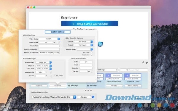Cấu hình tùy biến mạnh mẽ trong Flac to Any Pro cho Mac