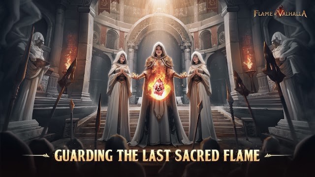 Bảo vệ ngọn lửa linh thiêng cuối cùng trong game Flame of Valhalla
