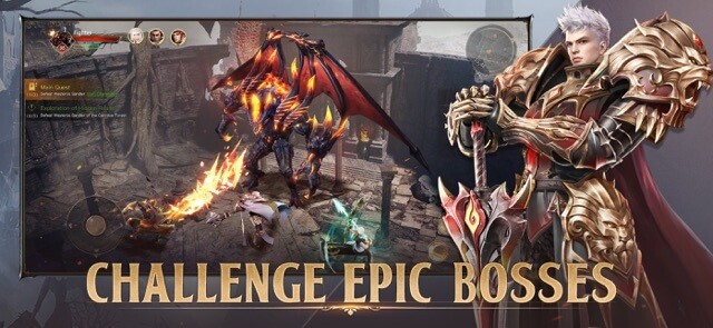 Thách thức những con trùm mạnh trong game Flame of Valhalla