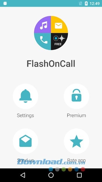 Giao diện của FlashOnCall