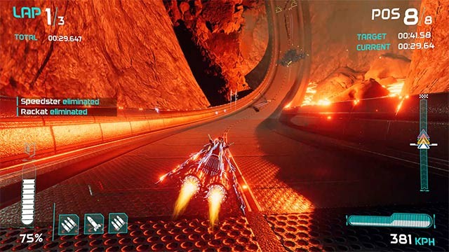 Đua tàu bay, loại bỏ đối thủ khỏi đường đua và tận hưởng âm nhạc EDM sôi động