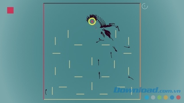 Khám phá chế độ chơi dành cho một người trong game hành động Flat Heroes cho Linux, Mac và máy tính