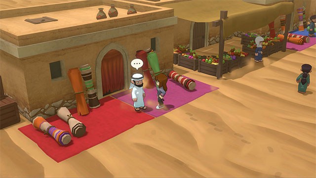 Tương tác với dàn nhân vật phong phú trong Flatworld game