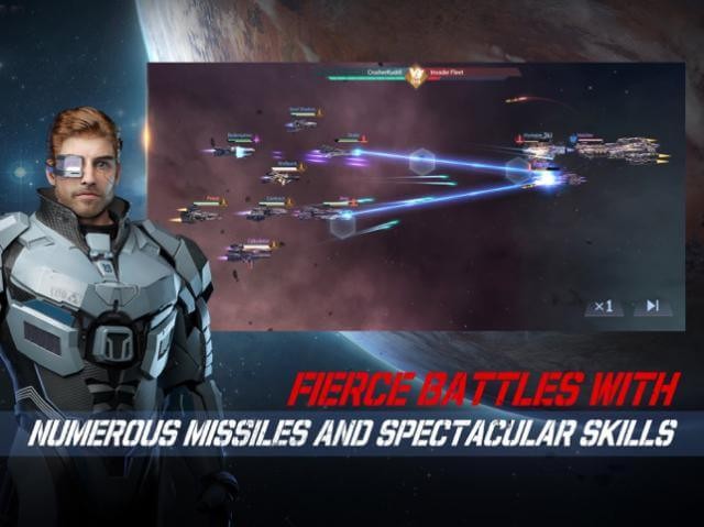 Tham gia cuộc chiến trong không gian với hạm đội phi thuyền của bạn trong game Fleet of Galaxy