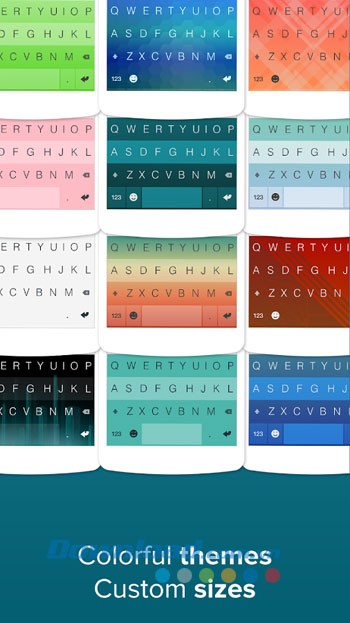 Tùy biến chủ đề bàn phím trên Fleksy + GIF Keyboard cho Android