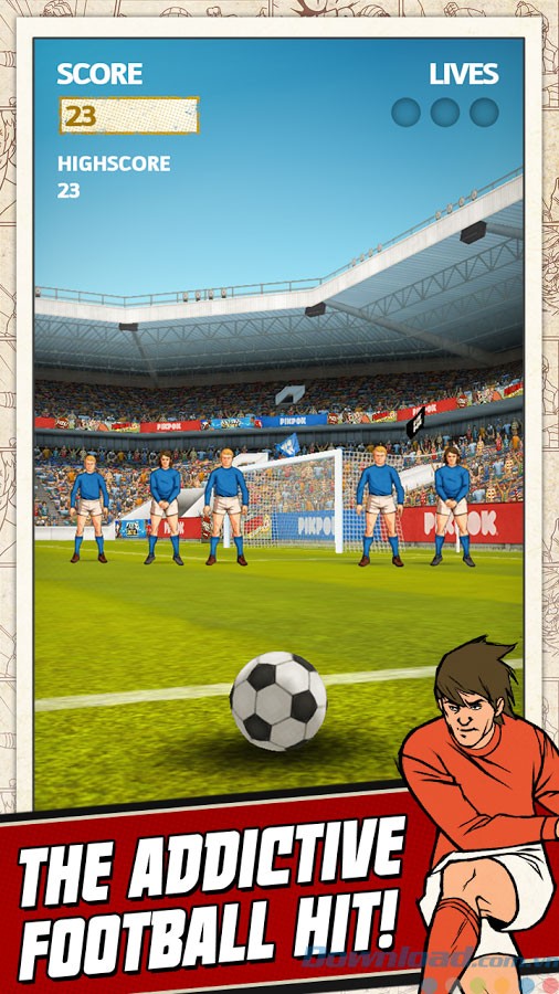 Game sút bóng Flick Kick Football Kickoff