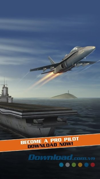 Trở thành phi công trong game Flight Pilot Simulator 3D Free