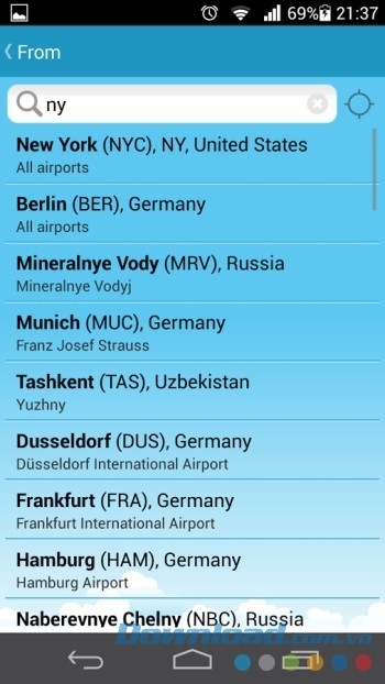 Chọn điểm xuất phát