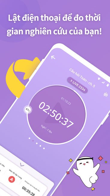 Ứng dụng đo thời gian học tập, làm việc