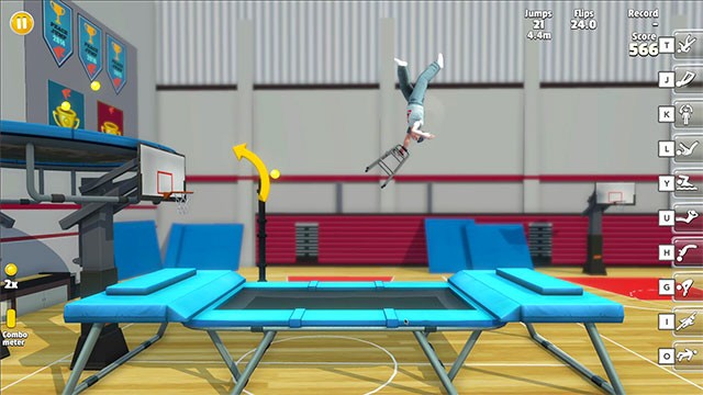 Tận dụng các công cụ và bổ trợ trong Flip Master game để thực hiện những cú nhảy ngoạn mục