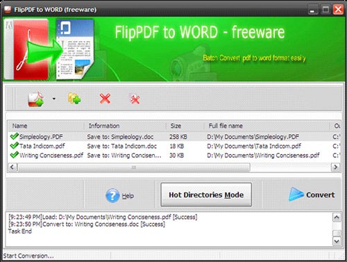 Flip PDF to Word