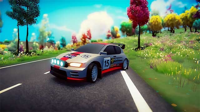 Game kết hợp những màn đua xe kịch tính với cơ chế lật độc đáo