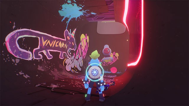 Game Flippin Misfit sở hữu đồ họa màu Neon-pastel trẻ trung, ấn tượng