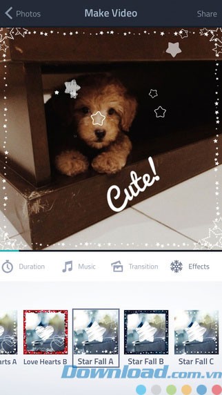 Hiệu ứng video độc đáo