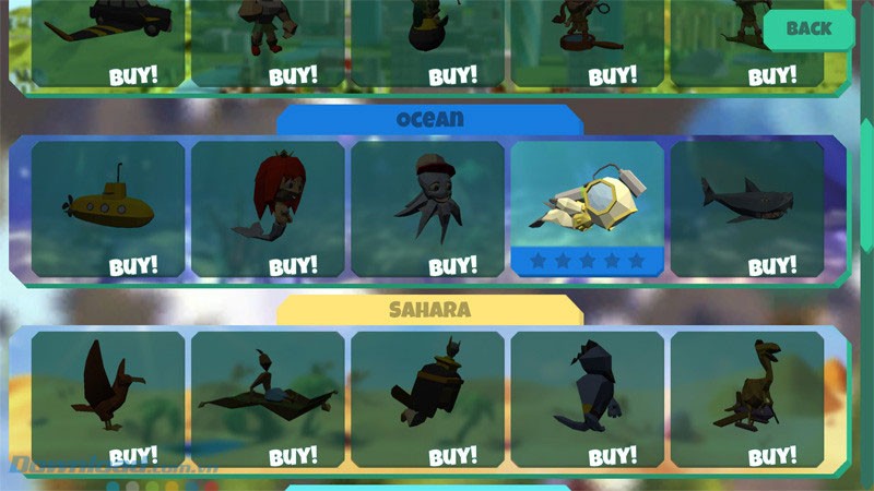 Mở khóa các nhân vật đa dạng