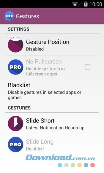 Tùy biến cử chỉ với Floatify