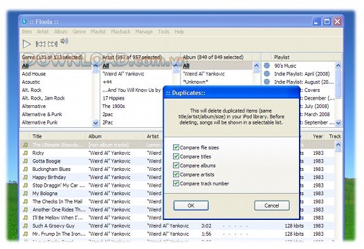 Floola giúp bạn nhanh chóng định vị những bài hát bị thiếu hoặc mất trên iPod