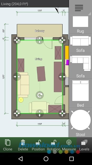 Thiết kế nhà ở với Floor Plan Creator