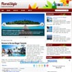 FloralStyle - Mẫu Template Chủ Đề Hoa Lá Cho Blogger