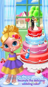 Trang trí bánh cưới