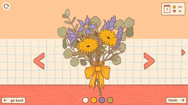 Kết hợp hoàn hảo giữa các loài hoa với giấy gói, ruy băng, đồ trang trí