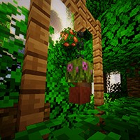 Flowery Structures Mod: Làm Đẹp Thế Giới Overworld